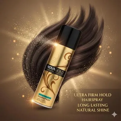 Nova Gold Ultra Firm Hairspray 50ml Natural Shine thumbnail 2