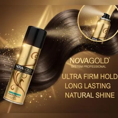 Nova Gold Ultra Firm Hairspray 50ml Natural Shine thumbnail 3