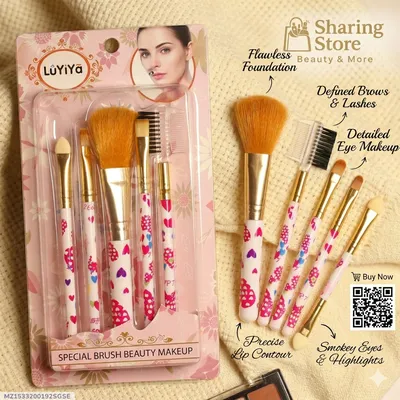 Makeup Brushes Set for Practicing Makeup, Travel Friendly, Professional Use