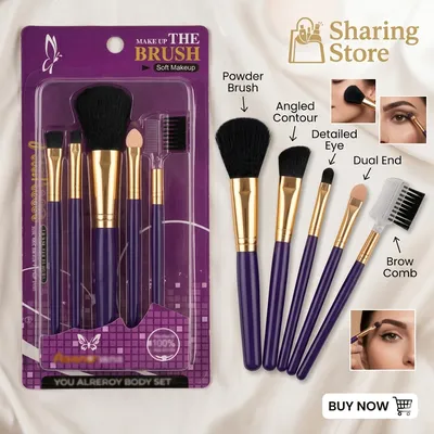 Makeup Brushes Set for Practicing Makeup, Travel Friendly, Professional Use thumbnail 2