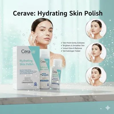 CeraVe Hydrating Skin Polish 20% Powder Whitening Brightening Exfoliator thumbnail 2