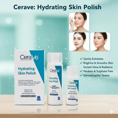 CeraVe Hydrating Skin Polish 20% Powder Whitening Brightening Exfoliator thumbnail 3