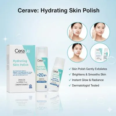 CeraVe Hydrating Skin Polish 20% Powder Whitening Brightening Exfoliator thumbnail 4