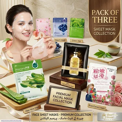 Bioaqua Facial Sheet Mask Collection Pack of 3
