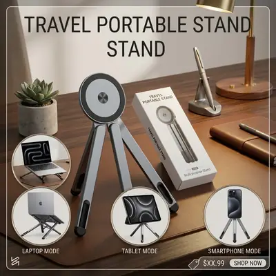Portable Travel Stand for Mobile, Tablet & Laptop – & TripoD