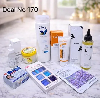 8 in 1 Skincare Bundle with Fake Nails & 800ml Lotions thumbnail 2