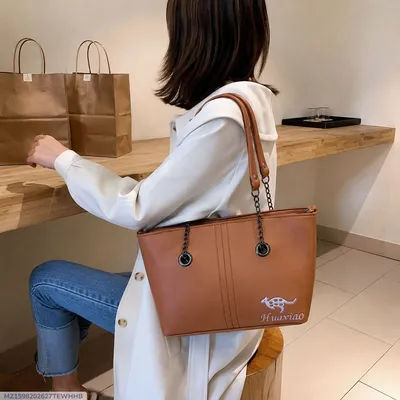 Women's Mustard Leather Shoulder Bag
