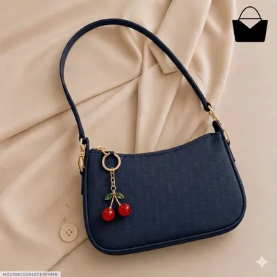 Women's Leather Plain Shoulder Bag