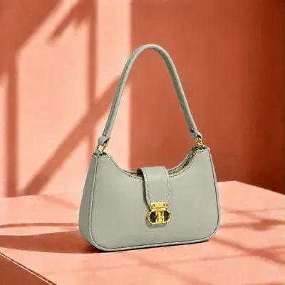 Women's Leather Plain Shoulder Bag