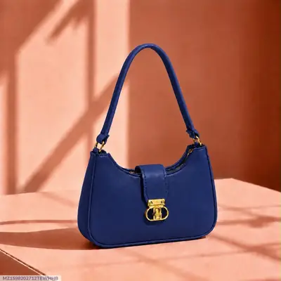 Women's Leather Plain Shoulder Bag