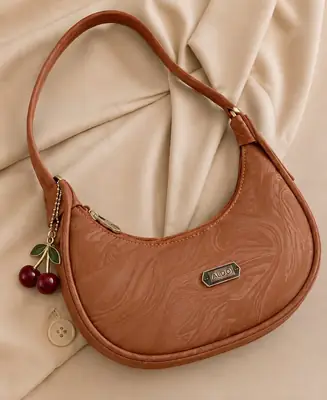 Women's Leather Plain Shoulder Bag thumbnail 2