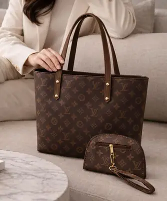 Women's Leather Printed Shoulder Bag