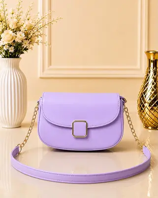 Women's Leather Plain Shoulder Bag thumbnail 2