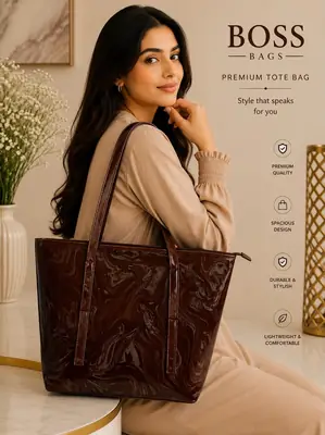 Women's Leather Plain Shoulder Bag