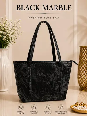Women's Leather Plain Shoulder Bag