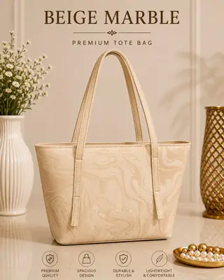 Women's Leather Plain Shoulder Bag