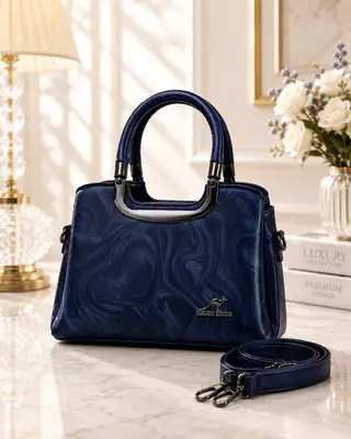 Women's Leather Printed Shoulder Bag
