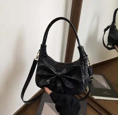 Women's Leather Printed Shoulder Bag