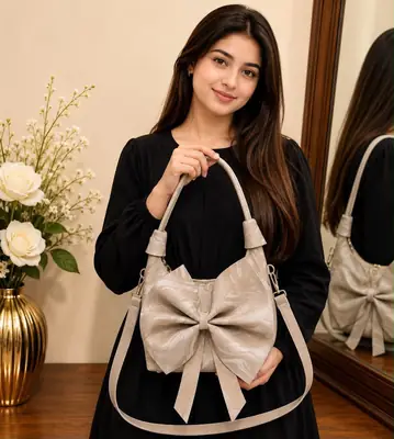 Women's Leather Printed Shoulder Bag