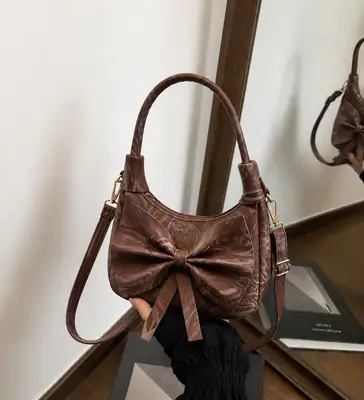 Women's Leather Printed Shoulder Bag