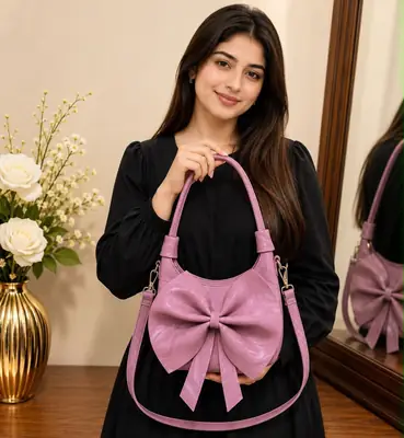 Women's Leather Printed Shoulder Bag