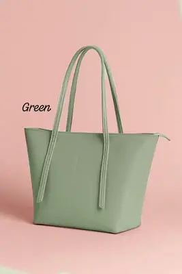 Women's Leather Plain Shoulder Bag