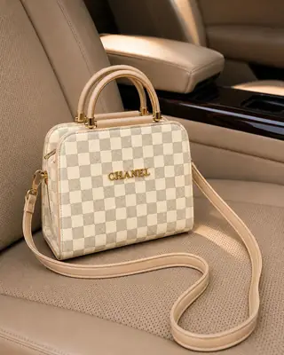 Women's Leather Plain Shoulder Bag