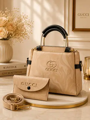 Women's Leather Printed Shoulder Bag