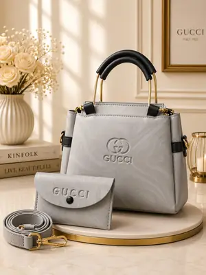 Women's Leather Printed Shoulder Bag