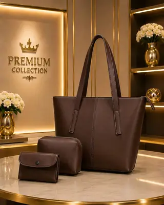 Women's Leather Plain Shoulder Bag thumbnail 2