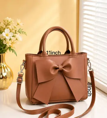 Women's Leather Plain Shoulder Bag thumbnail 2