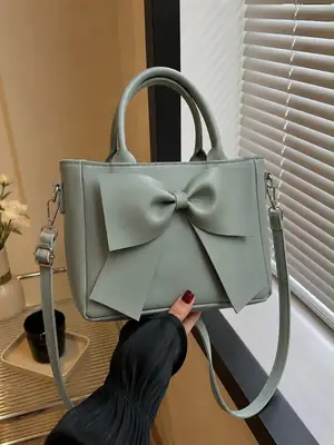 Women's Leather Plain Shoulder Bag
