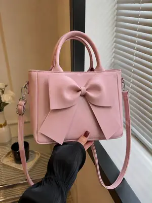 Women's Leather Plain Shoulder Bag