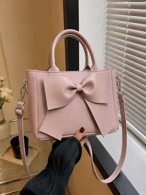 Women's Leather Plain Shoulder Bag