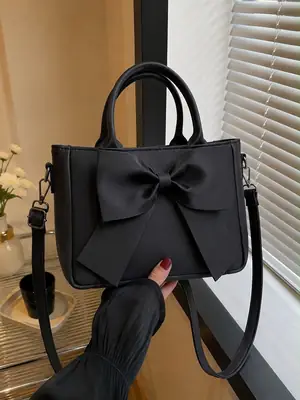 Women's Leather Plain Shoulder Bag