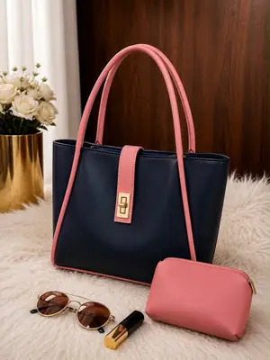 Women's Leather Plain Shoulder Bag