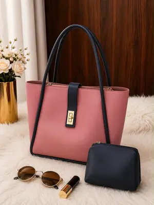 Women's Leather Plain Shoulder Bag