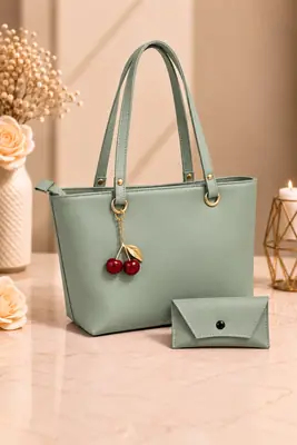 Women's Leather Plain Shoulder Bag