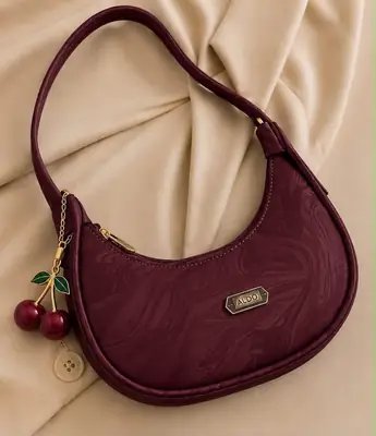 Women's Leather Plain Shoulder Bag
