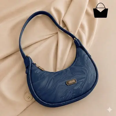 Women's Leather Plain Shoulder Bag