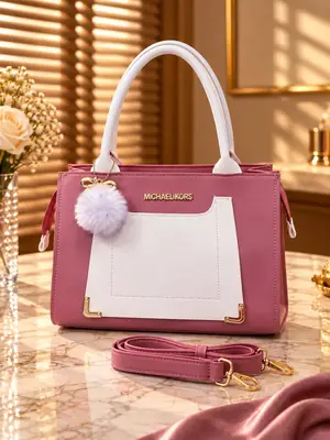 Women's Leather Plain Shoulder Bag