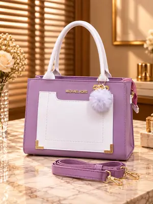 Women's Leather Plain Shoulder Bag