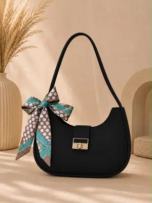 Women's Leather Plain Shoulder Bag