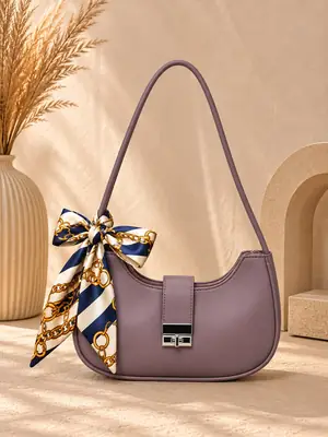 Women's Leather Plain Shoulder Bag