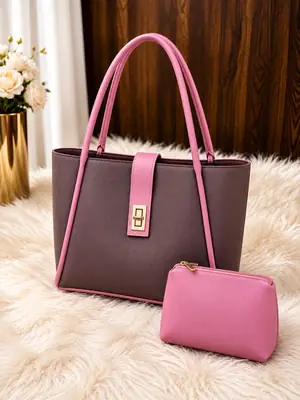 Women's Leather Plain Shoulder Bag