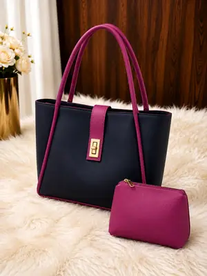 Women's Leather Plain Shoulder Bag