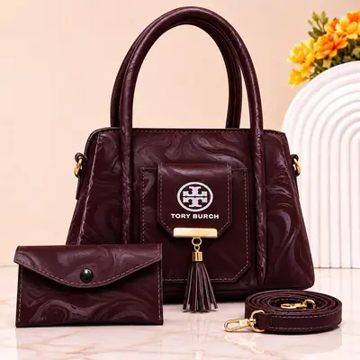 Women's Leather Plain Shoulder Bag