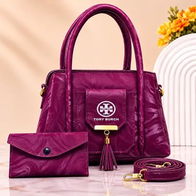 Women's Leather Plain Shoulder Bag