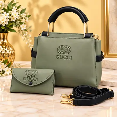 Women's Leather Plain Shoulder Bag