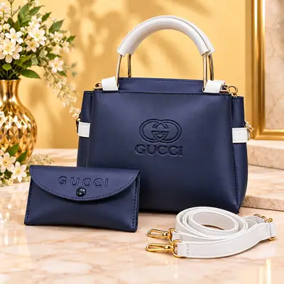 Women's Leather Plain Shoulder Bag